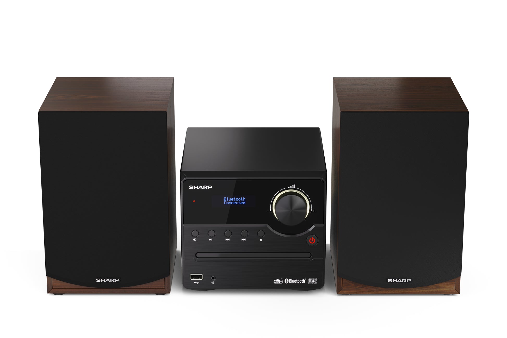 Sharp XL-B517D – Micro HiFi-Anlage, DAB+/FM, CD, Bluetooth, 45 W – Braun