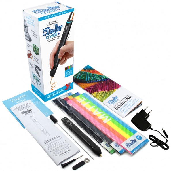 3Doodler Filament – Create+ & Pro+, PLA 3 mm, Clearly Glacier