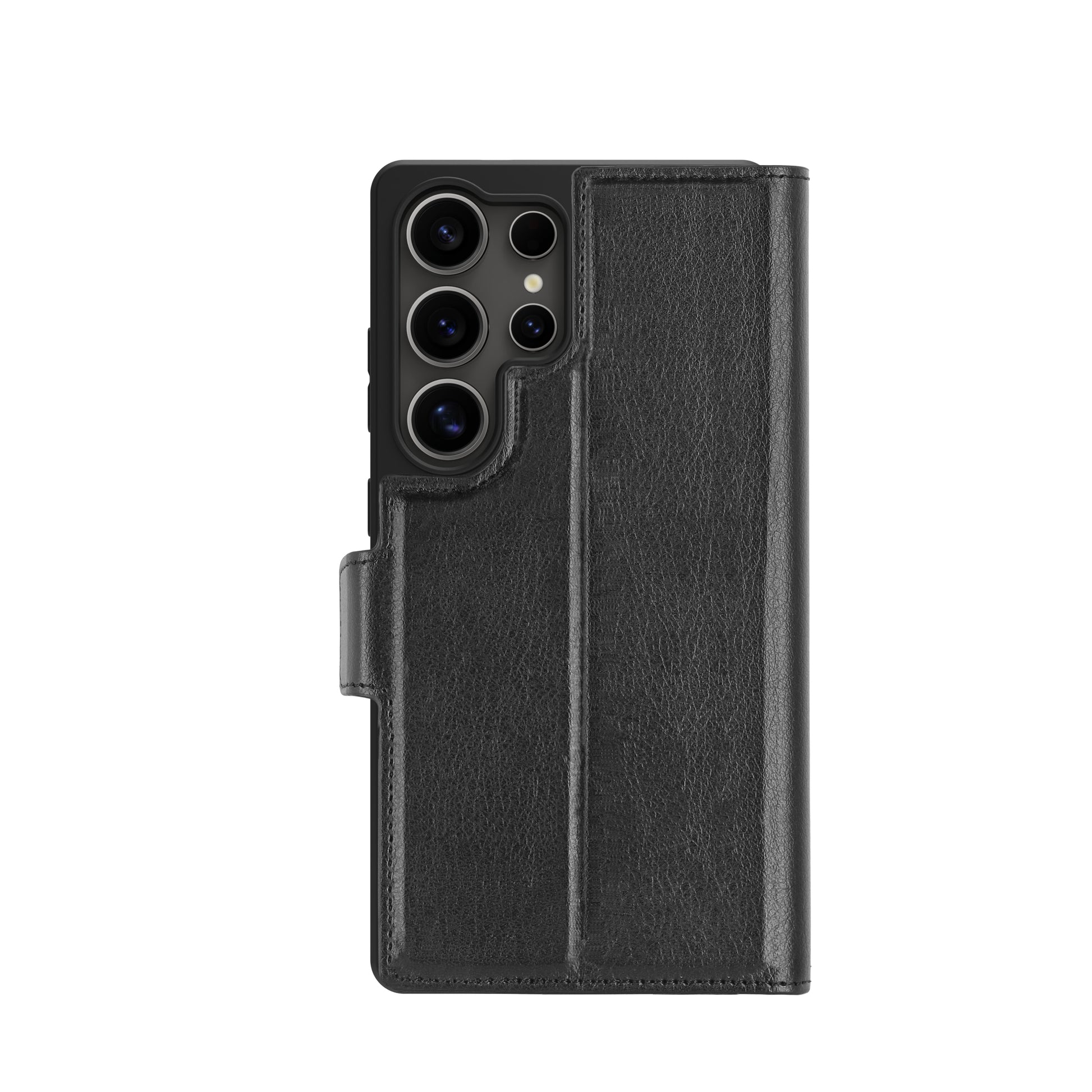dbramante1928 Oslo Pro Wallethülle – für Samsung Galaxy S25 Ultra, mit Ständer, 3 Kartenfächer, PU, Schwarz