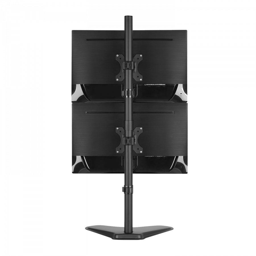 V7 DS1FSDS – Monitor-Tischständer – 2 Monitore – 10–27" – VESA 75×75/100×100 mm – bis 7,9 kg/Monitor
