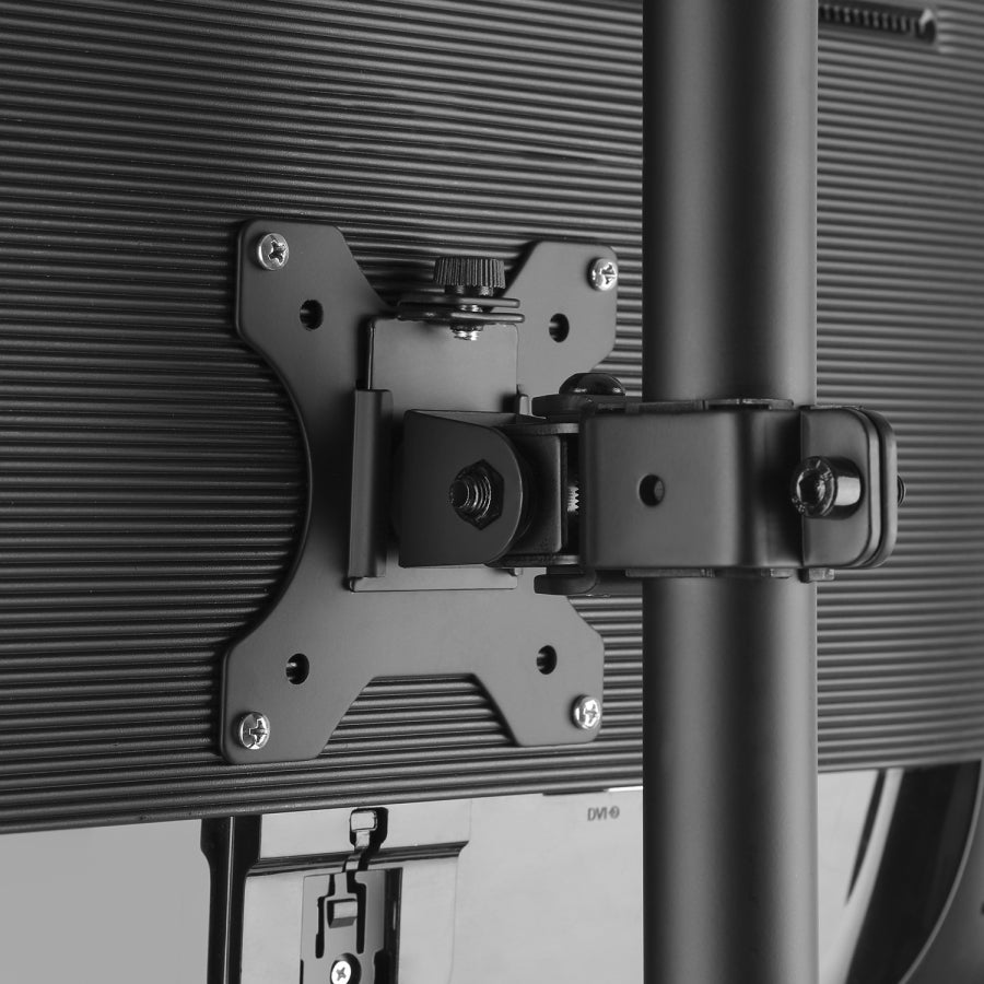 V7 DS1FSDS – Monitor-Tischständer – 2 Monitore – 10–27" – VESA 75×75/100×100 mm – bis 7,9 kg/Monitor