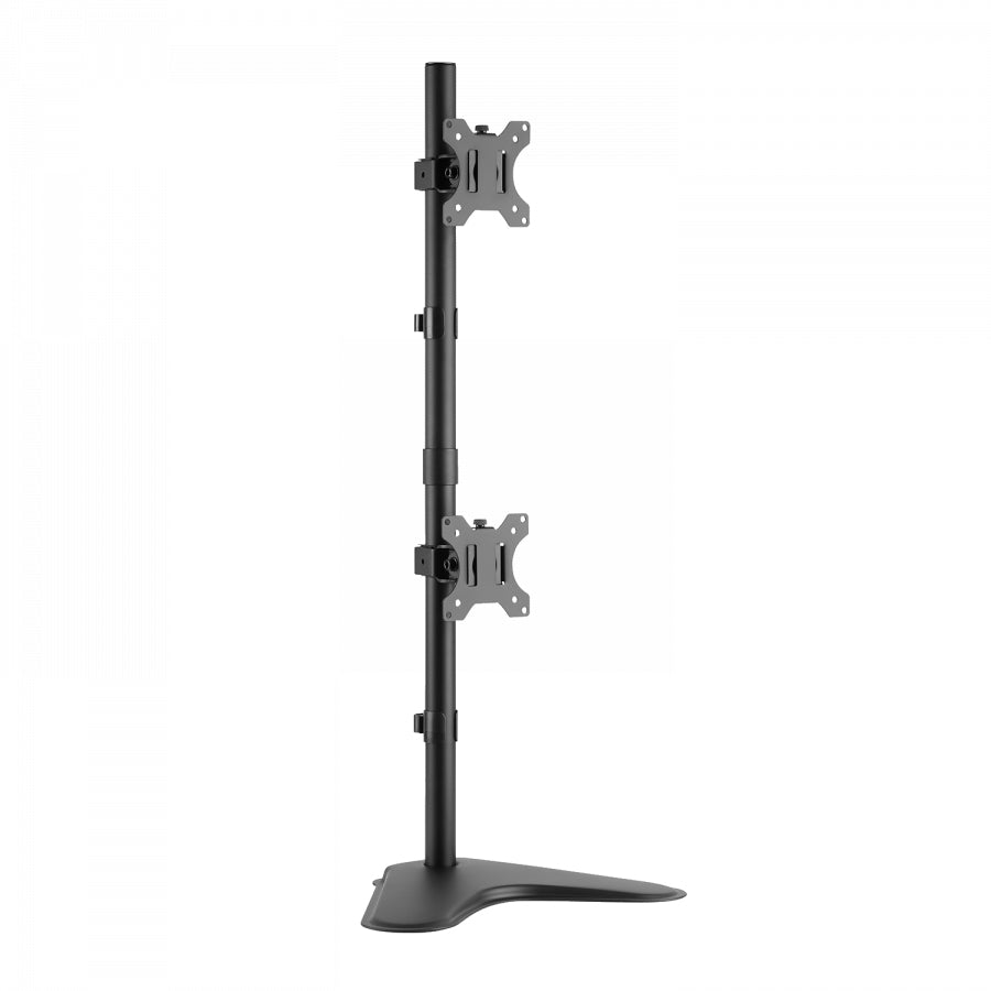 V7 DS1FSDS – Monitor-Tischständer – 2 Monitore – 10–27" – VESA 75×75/100×100 mm – bis 7,9 kg/Monitor