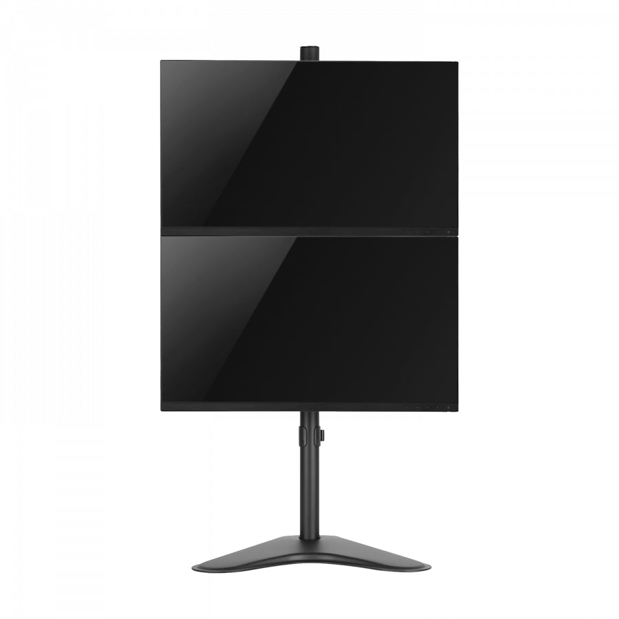 V7 DS1FSDS – Monitor-Tischständer – 2 Monitore – 10–27" – VESA 75×75/100×100 mm – bis 7,9 kg/Monitor
