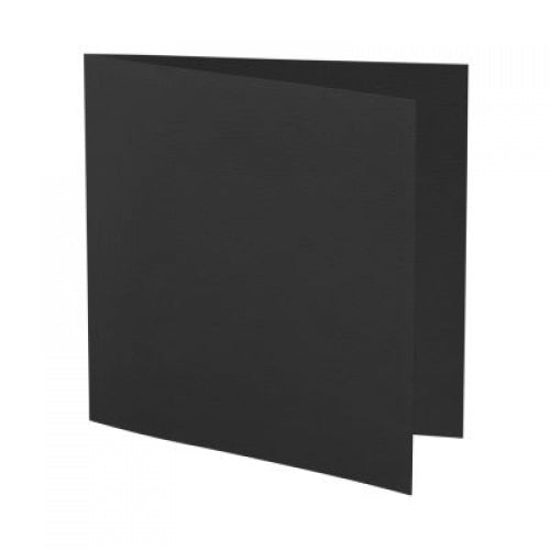 Artoz Einlegekarten – 15,5 × 15,5 cm, Schwarz, 220 g/m² – 5 Blatt, Kunstpapier, FSC