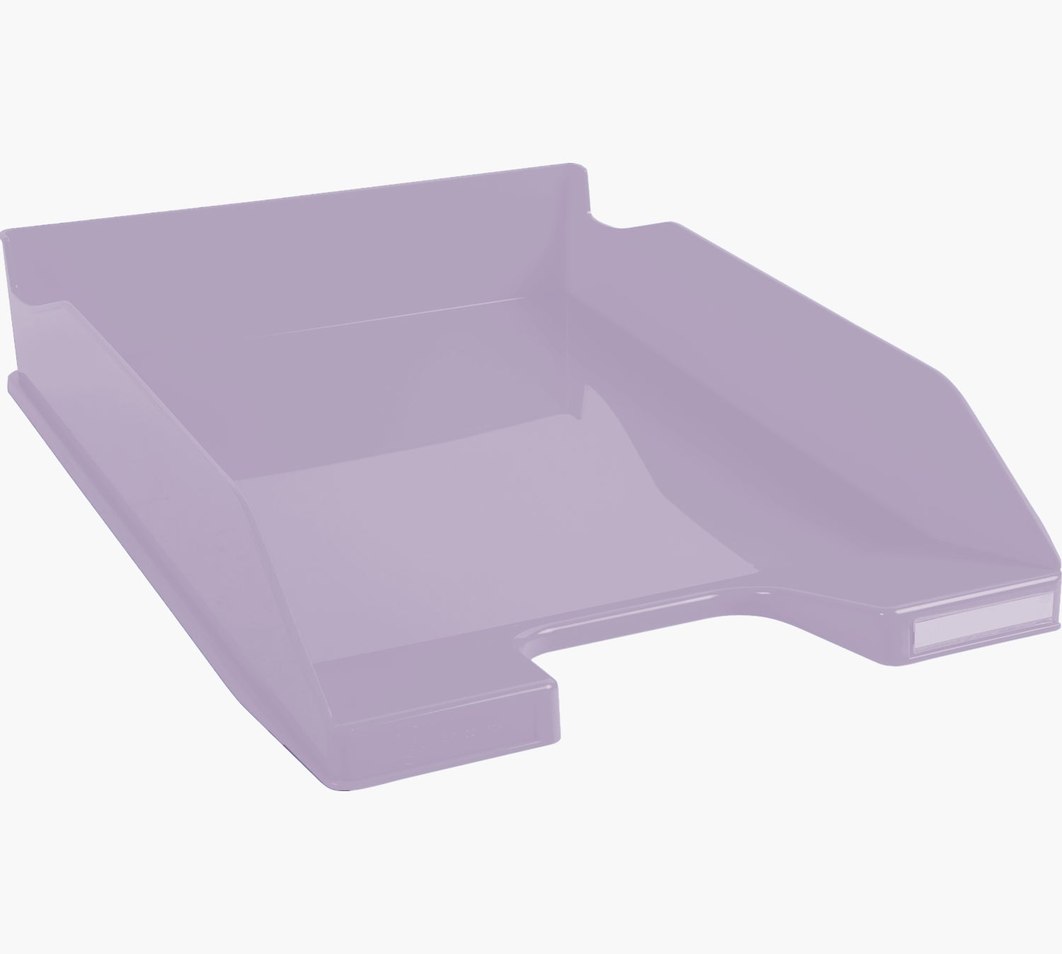 Exacompta Aquarel – Briefkorb für A4+, Polystyrol (PS), Malve, 255 × 65 × 347 mm