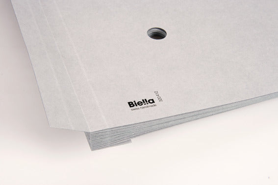 Biella Sammelmappe für A4, Karton, dunkelblau, mit Leinwandrücken