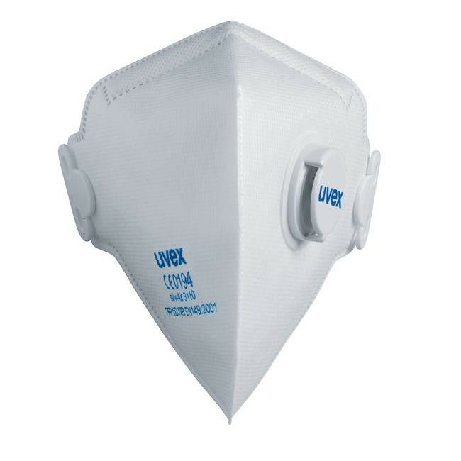 Uvex Einwegmaske silv-Air c 3110 FFP1 Weiss – 15 Stück