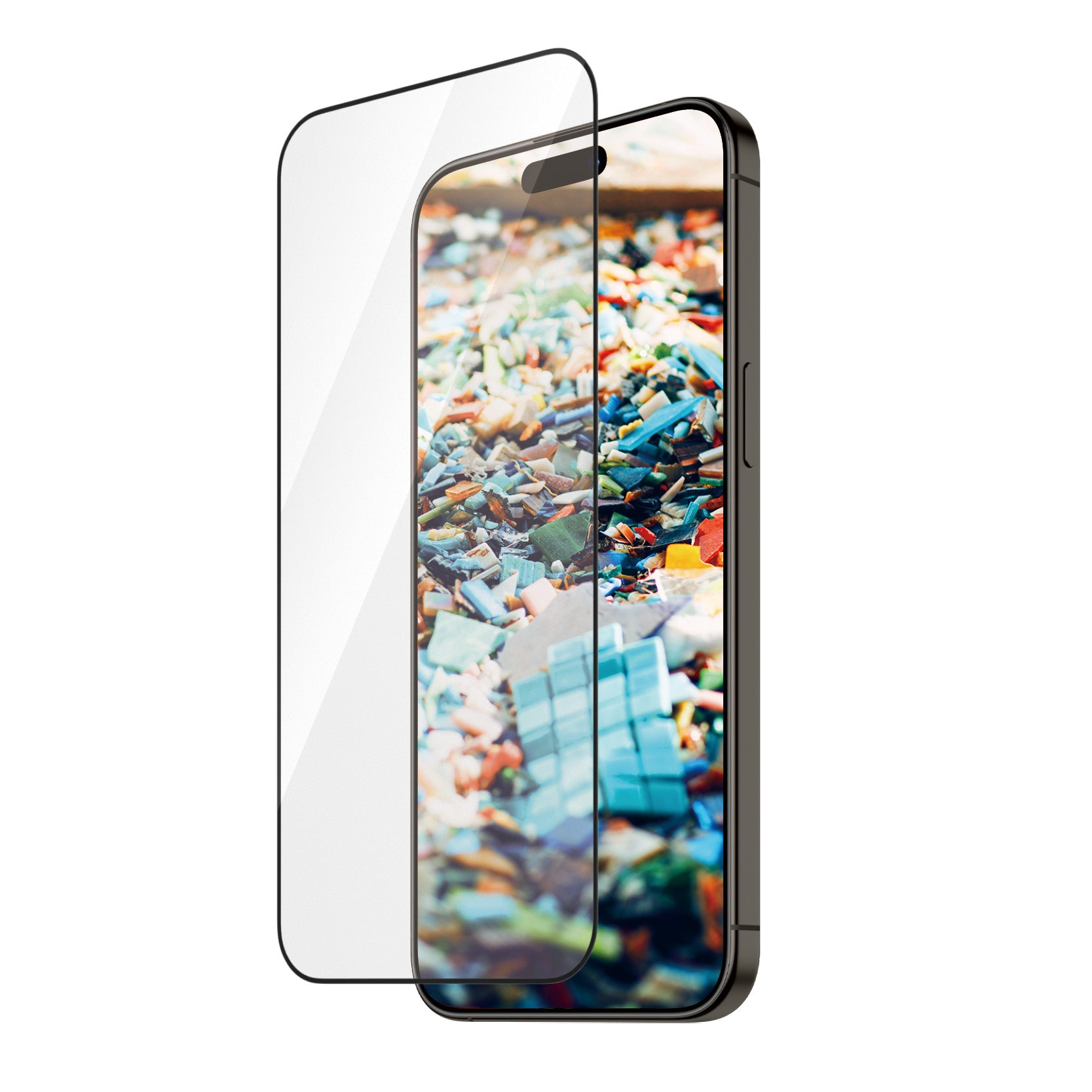 PanzerGlass Displayschutzglas – für Apple iPhone 15 Pro Max, Transparent – 1er-Pack, mit Montagerahmen