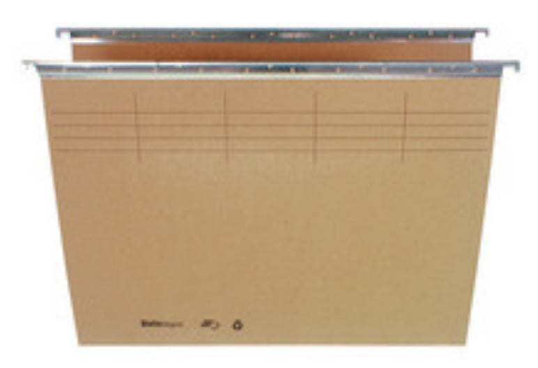Biella Hängeordner für A4 – Karton, Olivgrün, 320 × 250 mm, mit Vordruck