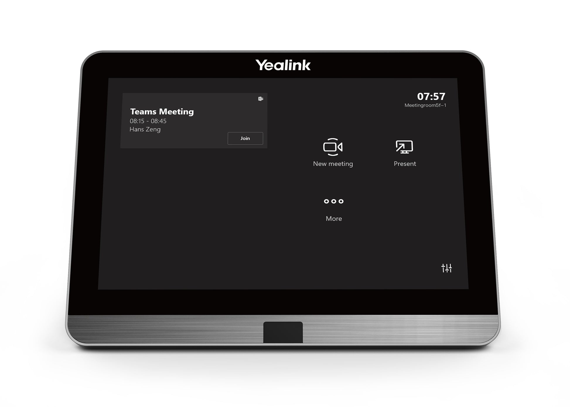 Yealink MTouch II – Touchpanel – 8,0", kapazitiv, WLAN, USB-C, 3,5-mm