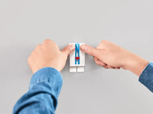 TESA Bildhaken – Polystyrol, Weiss, 6er-Pack