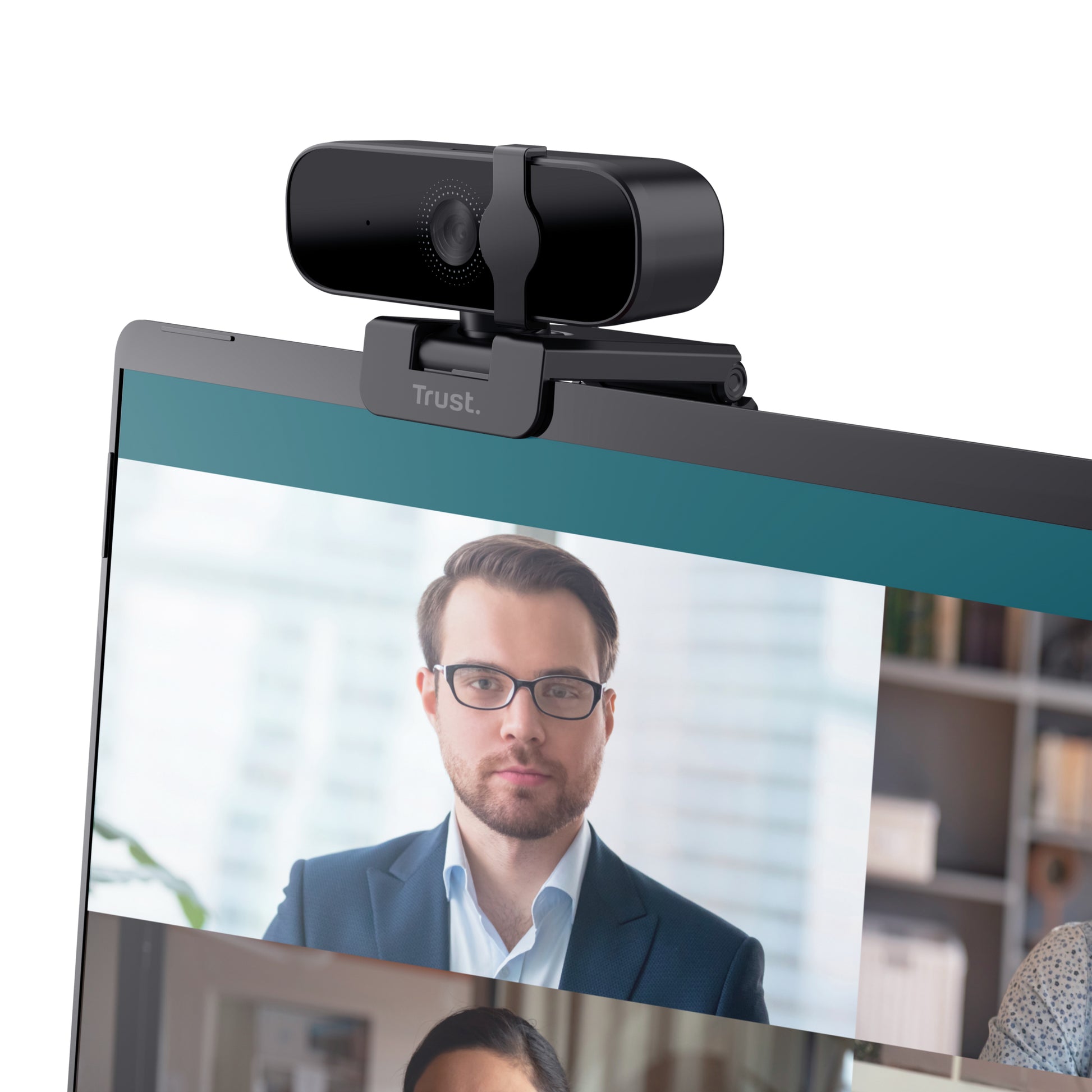 Trust Tanor Full HD Webcam – Full HD 1080p, Plug & Play