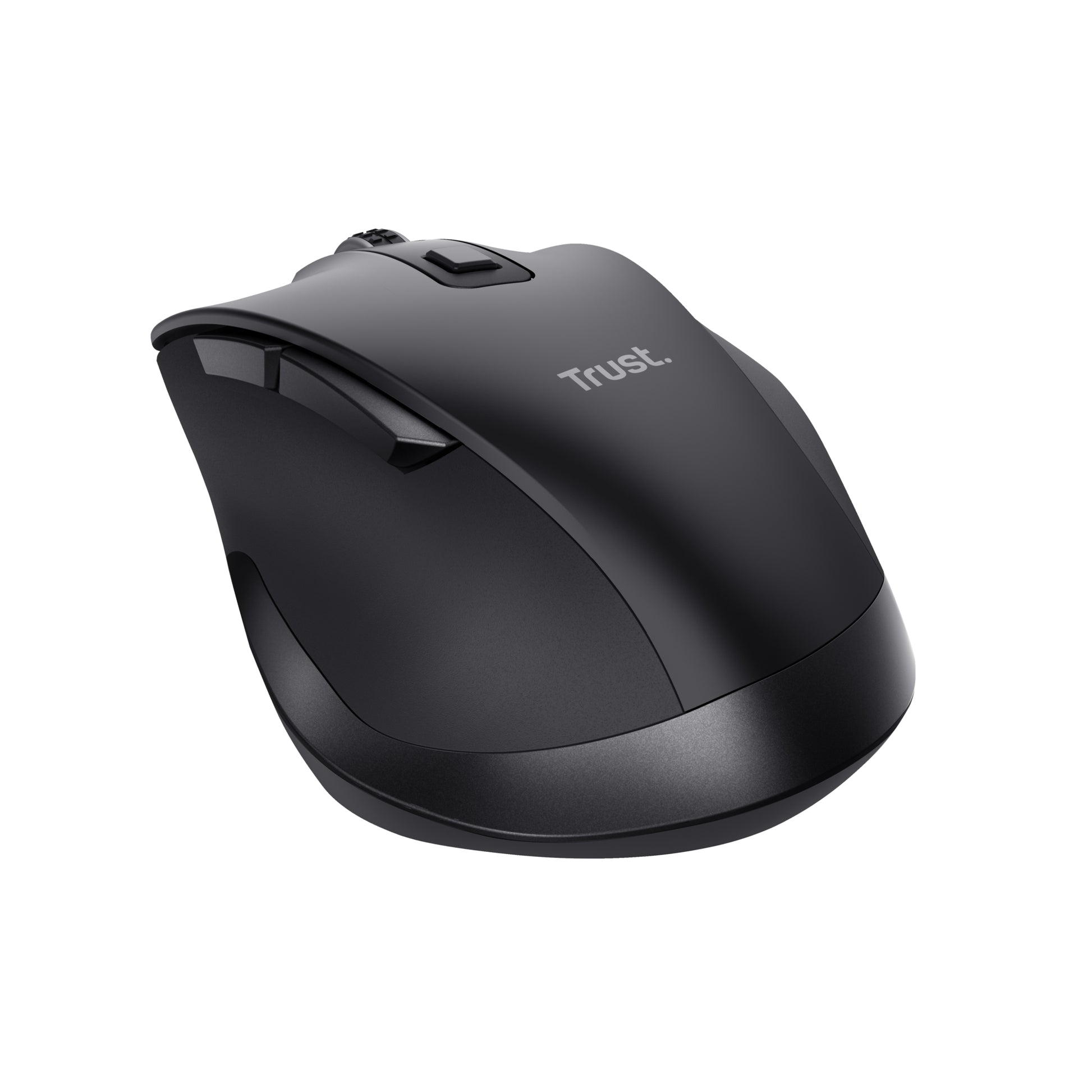 Trust Fyda Eco – Maus – Kabellos (2,4 GHz), 2400 DPI, rechts, Schwarz
