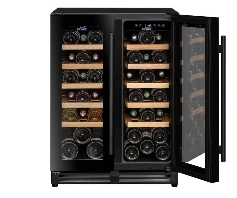 Climadiff Weinkühlschrank CBU40D1B – 120 l, 240 V, Kompressor, Energieeffizienzklasse F