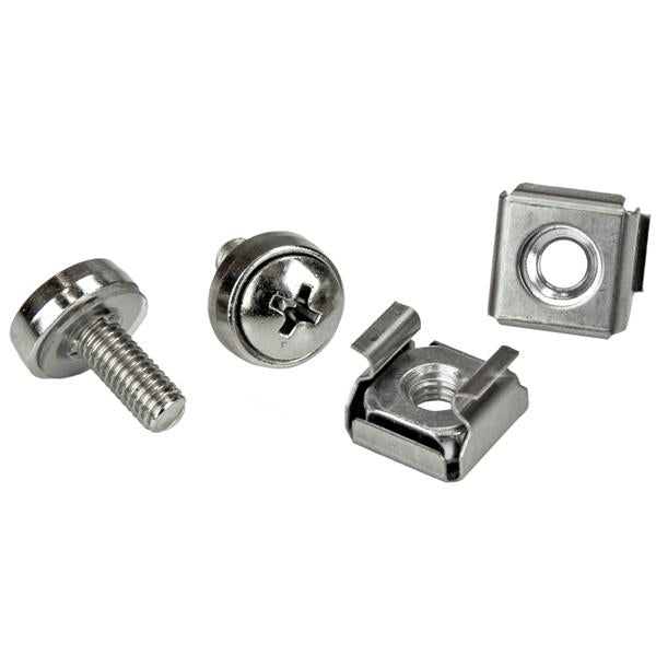 StarTech.com Schrauben + Käfigmuttern M5 – Silber, 20 Stk.
