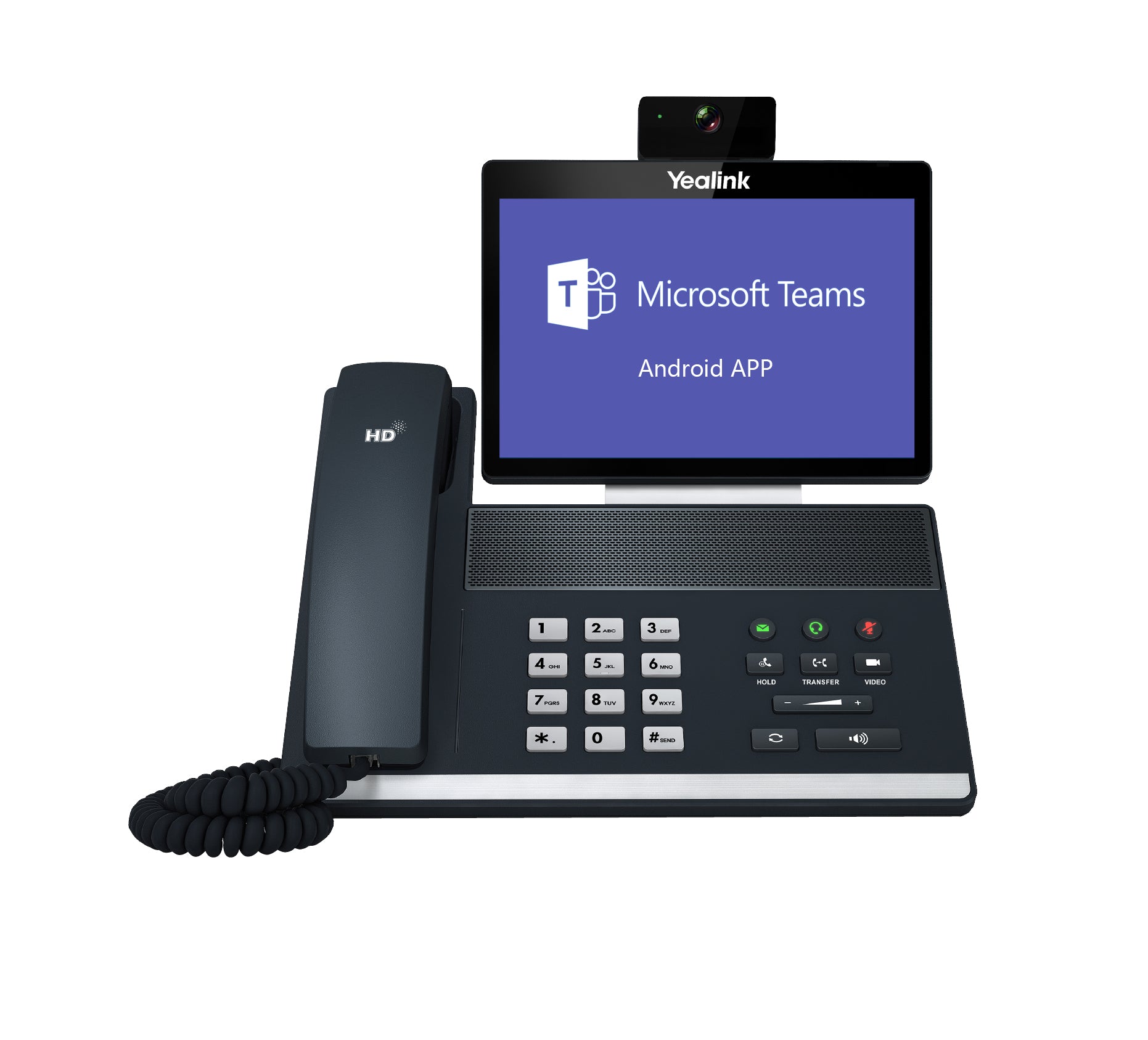 Yealink VP59 – WLAN-Telefon für Microsoft Teams, WLAN, PoE, Schwarz