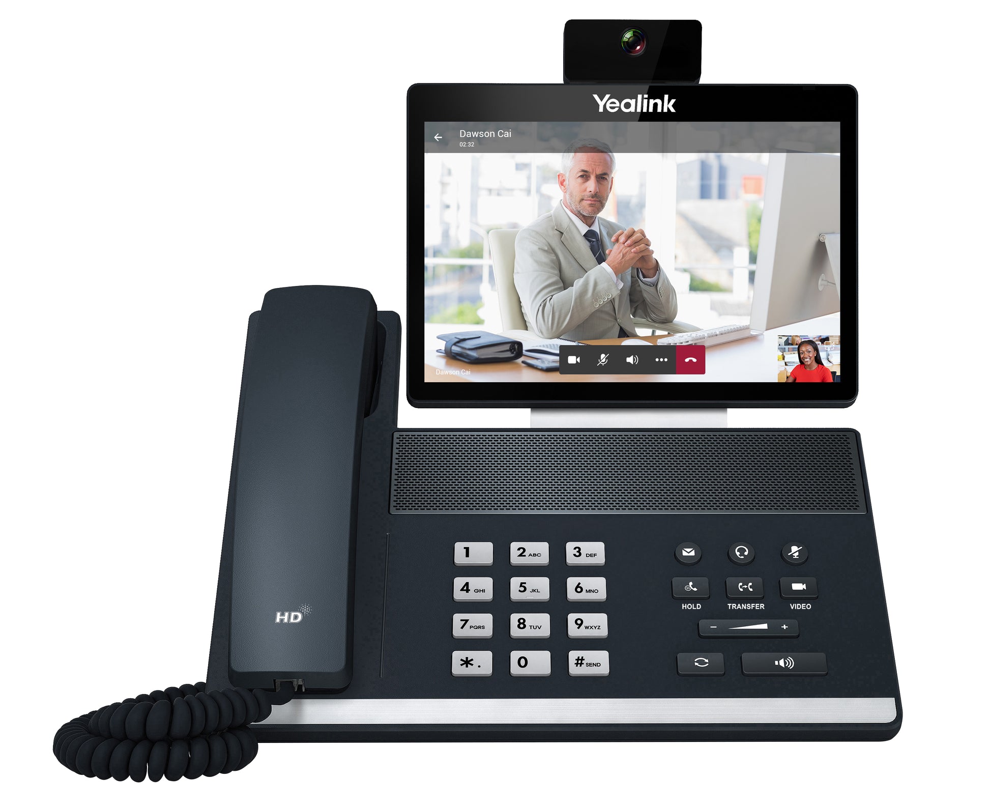 Yealink VP59 – WLAN-Telefon für Microsoft Teams, WLAN, PoE, Schwarz