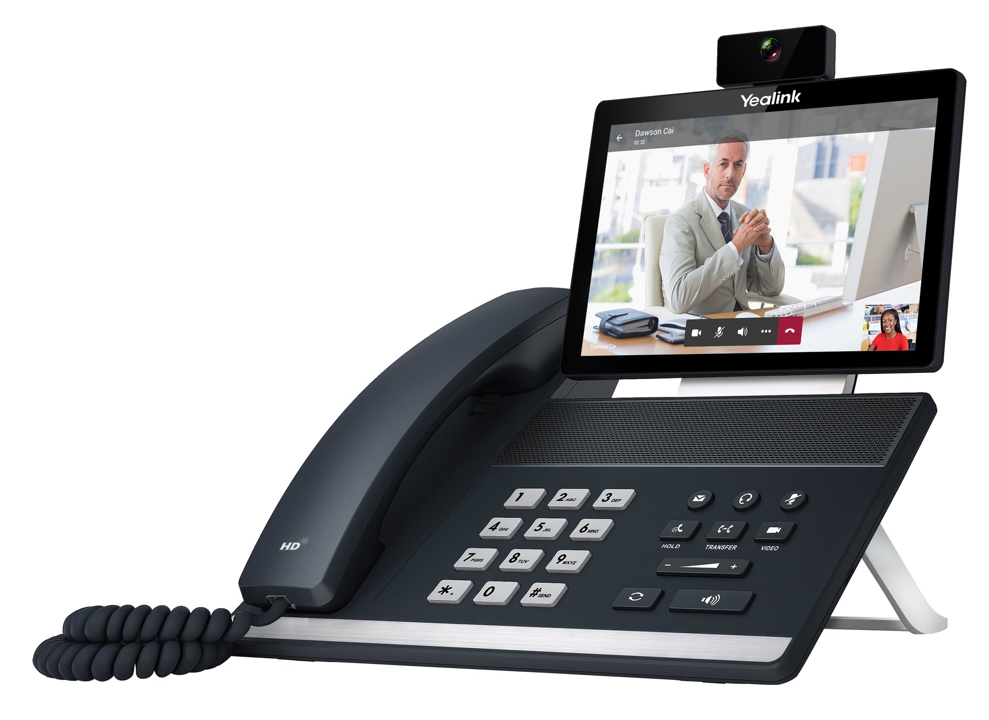 Yealink VP59 – WLAN-Telefon für Microsoft Teams, WLAN, PoE, Schwarz
