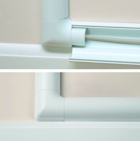 Steffen Kabelhalter, Durchführung, 10er-Pack, 30×15×30 mm – weiss