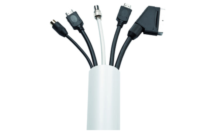 Steffen D-Line Kabelkanal 50 × 25 mm – 1 m – selbstklebend – weiss – Kunststoff
