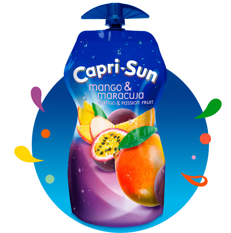 Capri Sun Capri-Sun – Fruchtsaftgetränk Mango & Maracuja (Beutel) – 15 × 3,3 dl