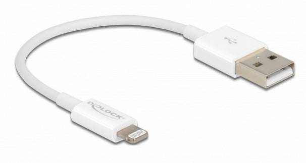 DeLOCK Daten- & Ladekabel – USB-A auf Lightning 0,15 m, MFi zertifiziert – für iPhone/iPad