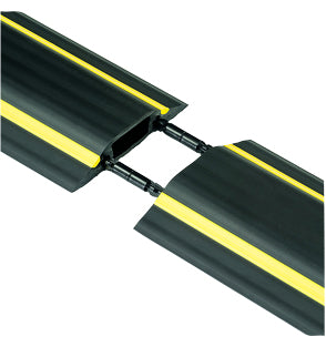 Steffen D-Line 100DLK18083 Kabelbrücke – 1,8 m – Aussen 83×14 mm – Kunststoff – Schwarz, selbstklebend