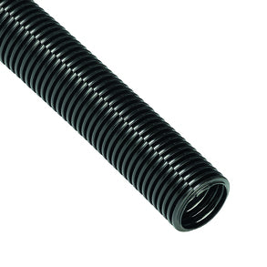 Steffen Kabelschlauch – Ø 32 mm – 1,1 m – Kunststoff – Schwarz, zuschneidbar, 1 Stk.