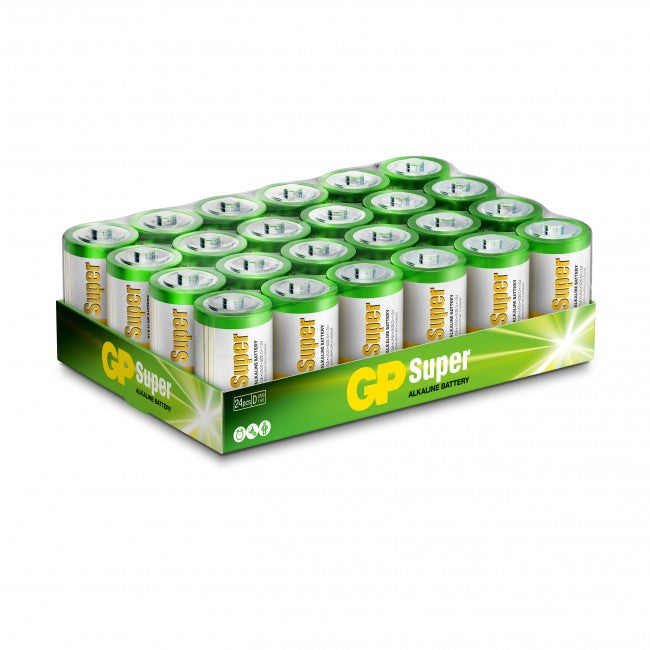 GP Batteries D Batterien, Alkaline, 1,5 V – 24 Stk.