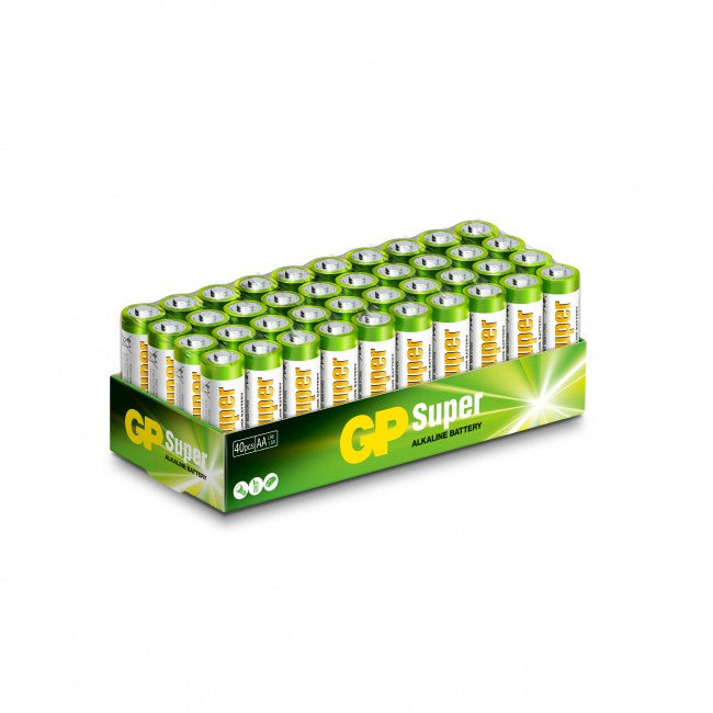 GP Batteries AA Batterien – Alkaline, 1,5 V – 40 Stk.