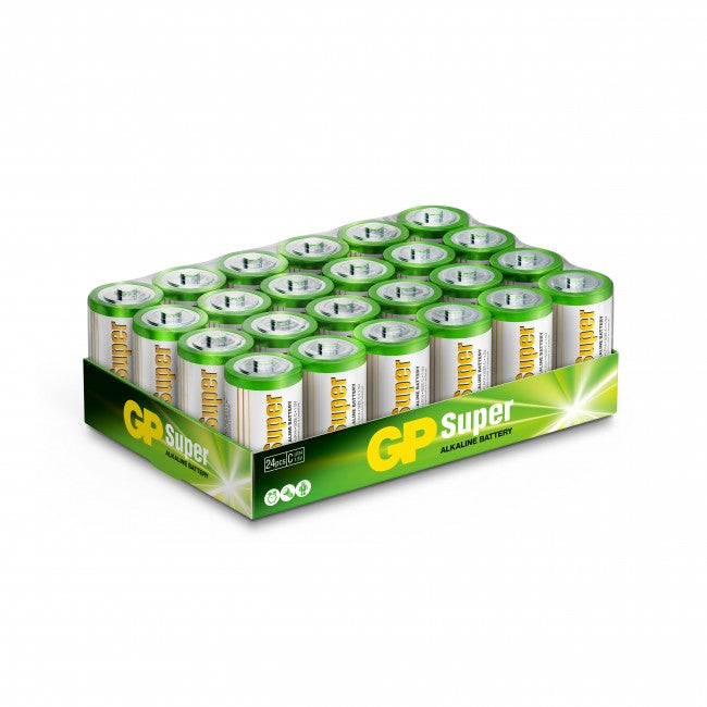 GP Batteries Super Alkaline LR14 (14A) – Alkali, Mehrfarbig