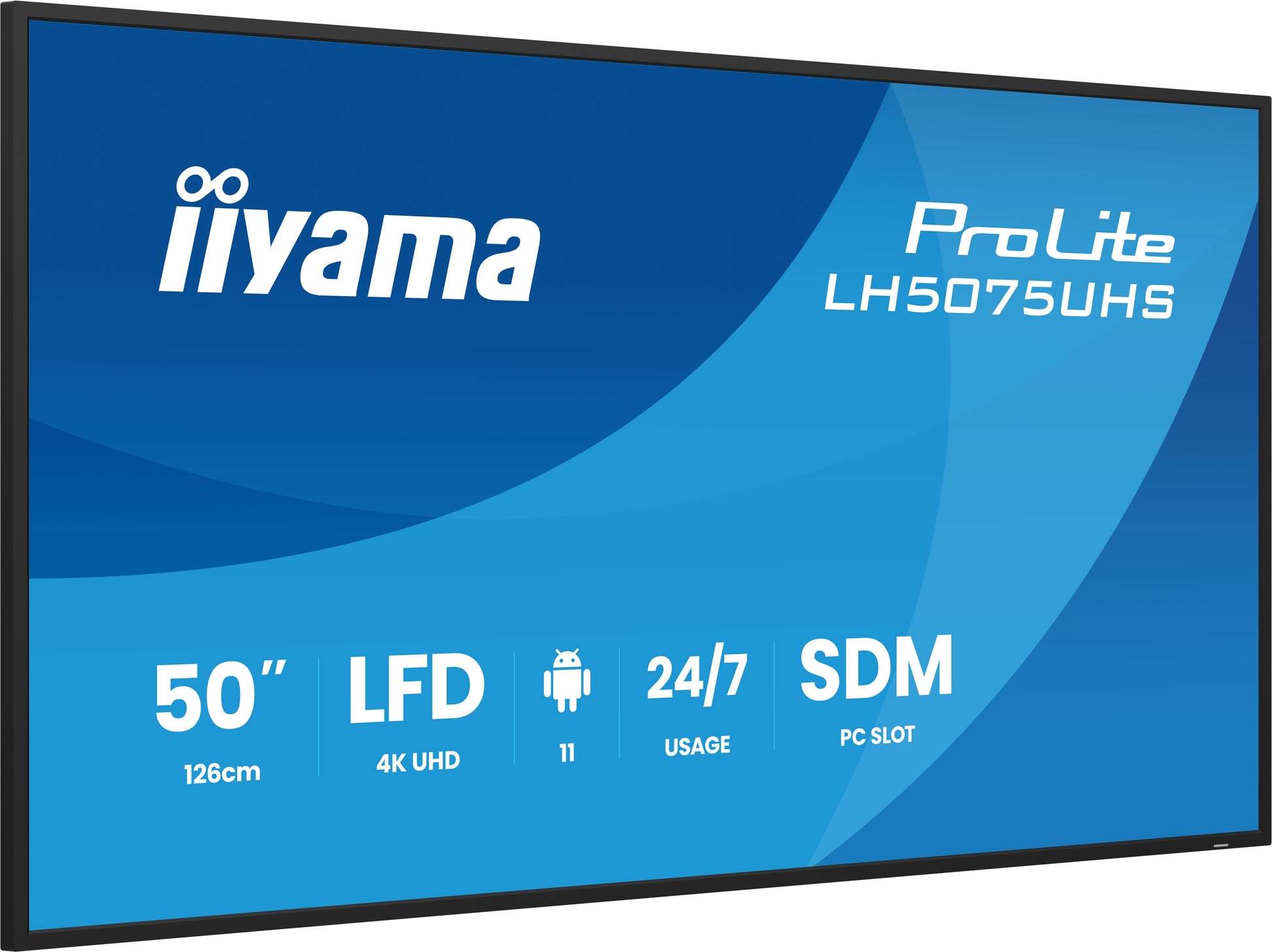 iiyama LH5075UHS-B2AG – 50" LED UHD 4K