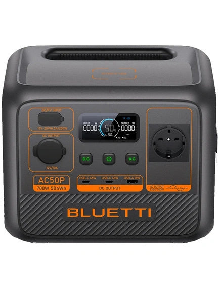 Bluetti AC50P – Powerstation – 504 Wh, 700 W, LiFePO4