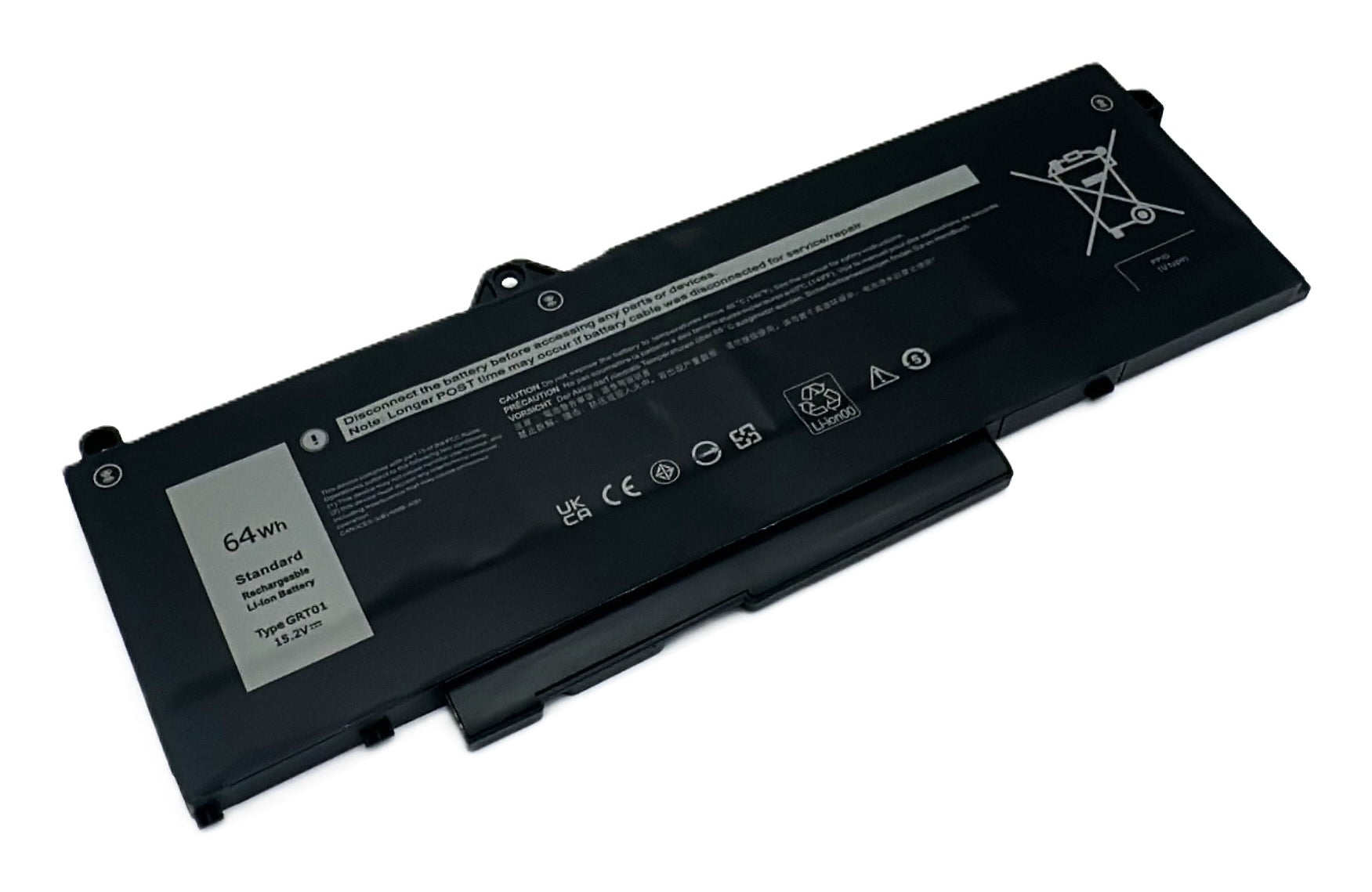 Vistaport Notebook-Akku – für Alienware M17 R5 – 64 Wh, 15,2 V (Li-Ion) – Schwarz