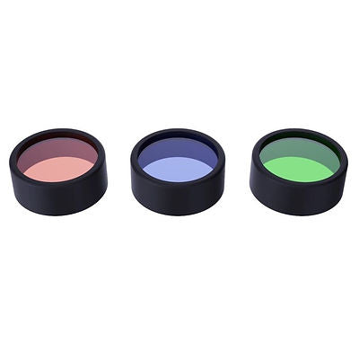 NORDRIDE Farbfilter – für 5255 SPOT LONG RANGE R – 3 Stk. – Blau, Grün, Rot