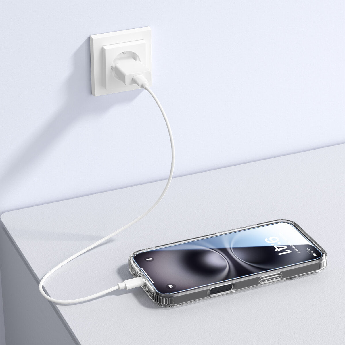 4smarts 3in1 Set – Spezial-Zubehör – MagSafe, kabelloses Laden – für iPhone 17 – 3er Pack – Transparent/Weiss