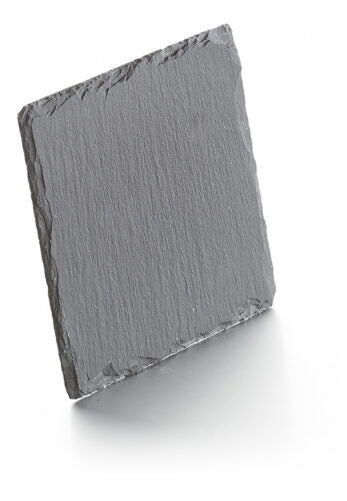 Balthasar Kerzenständer – Schiefer, Schwarz – 15 × 5 × 15 cm
