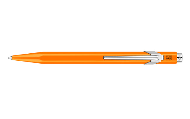 Caran d-Ache Caran d'Ache Kugelschreiber – Orange Fluo, Aluminium
