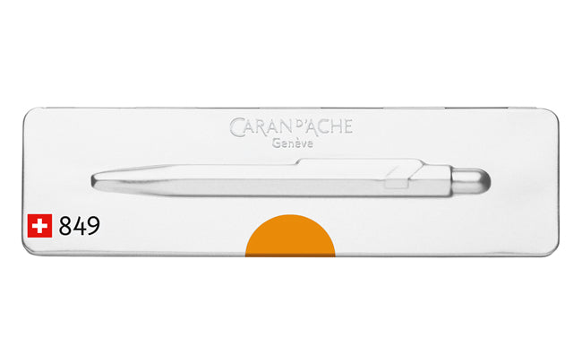 Caran d-Ache Caran d'Ache Kugelschreiber – Orange Fluo, Aluminium