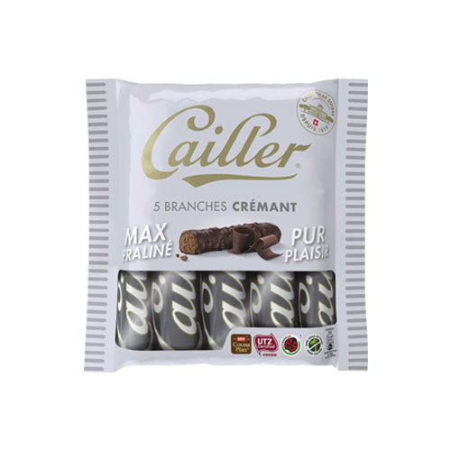 Cailler Branche Crémant Schokoladenriegel – Dunkel, 5 × 23 g (115 g)