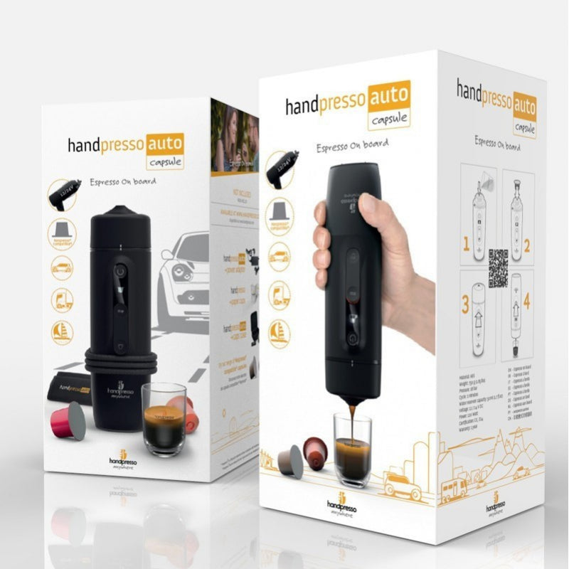 Handpresso Auto Capsule Kapselmaschine – für Nespresso, 0,1 l, schwarz