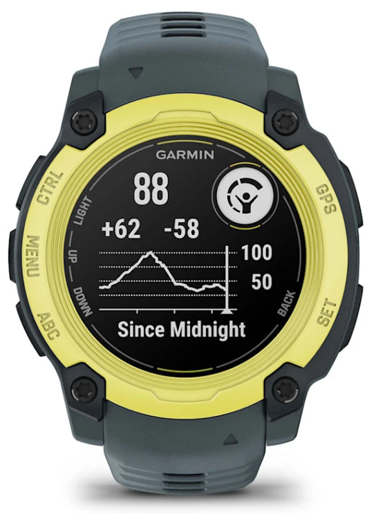 Garmin Instinct E – Smartwatch – 40 mm, 0,86", GPS, Bluetooth, MIP, 10 ATM, Grau, Silikon