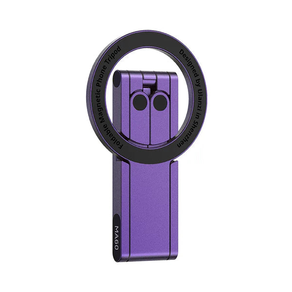 Ulanzi Tischständer, faltbar, magnetisch – für Smartphone – Violett, Aluminium/Silikon