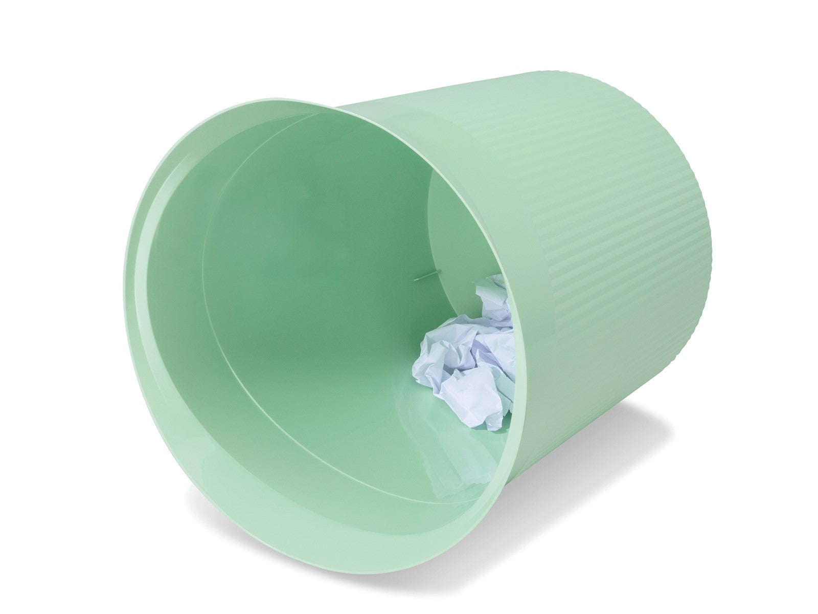 HAN Papierkorb Re-LOOP – 13 l – Recycling-Kunststoff, rund – Hellgrün