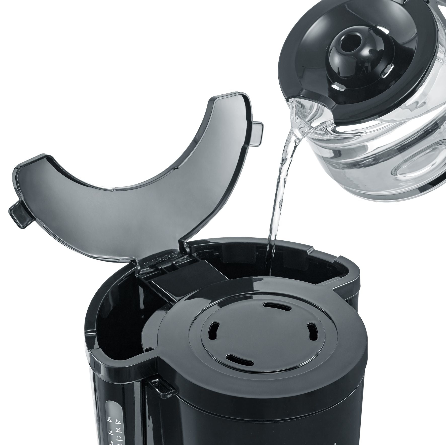 Severin KA4815 Filterkaffeemaschine – 10 Tassen, 1,25 l, Einwegfilter, Schwarz