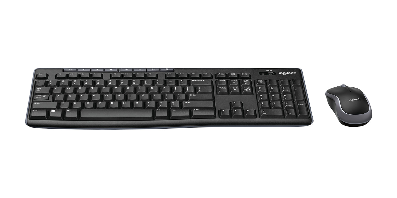 Logitech MK270 – Tastatur, für Windows 10, Windows 8, Windows 7, schwarz