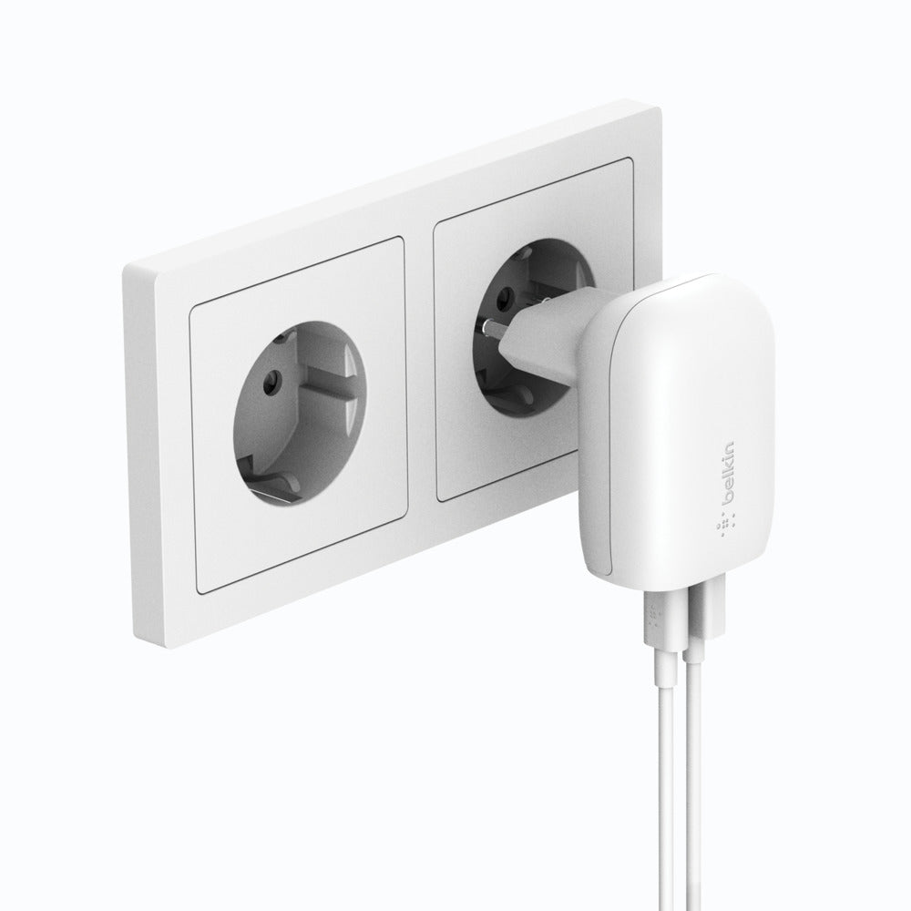 Belkin Ladegerät – 37 W, 1× USB-C (25 W) + 1× USB-A (12 W), PD