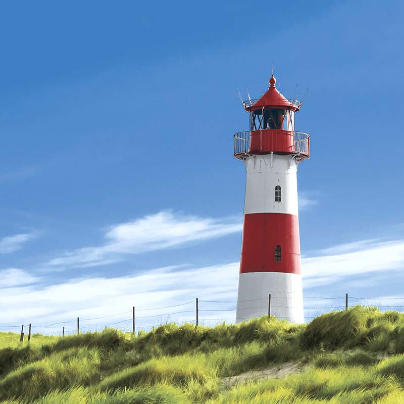Paper + Design Servietten Lighthouse – mehrfarbig – 33 × 33 cm, 3-lagig – 20 Stück
