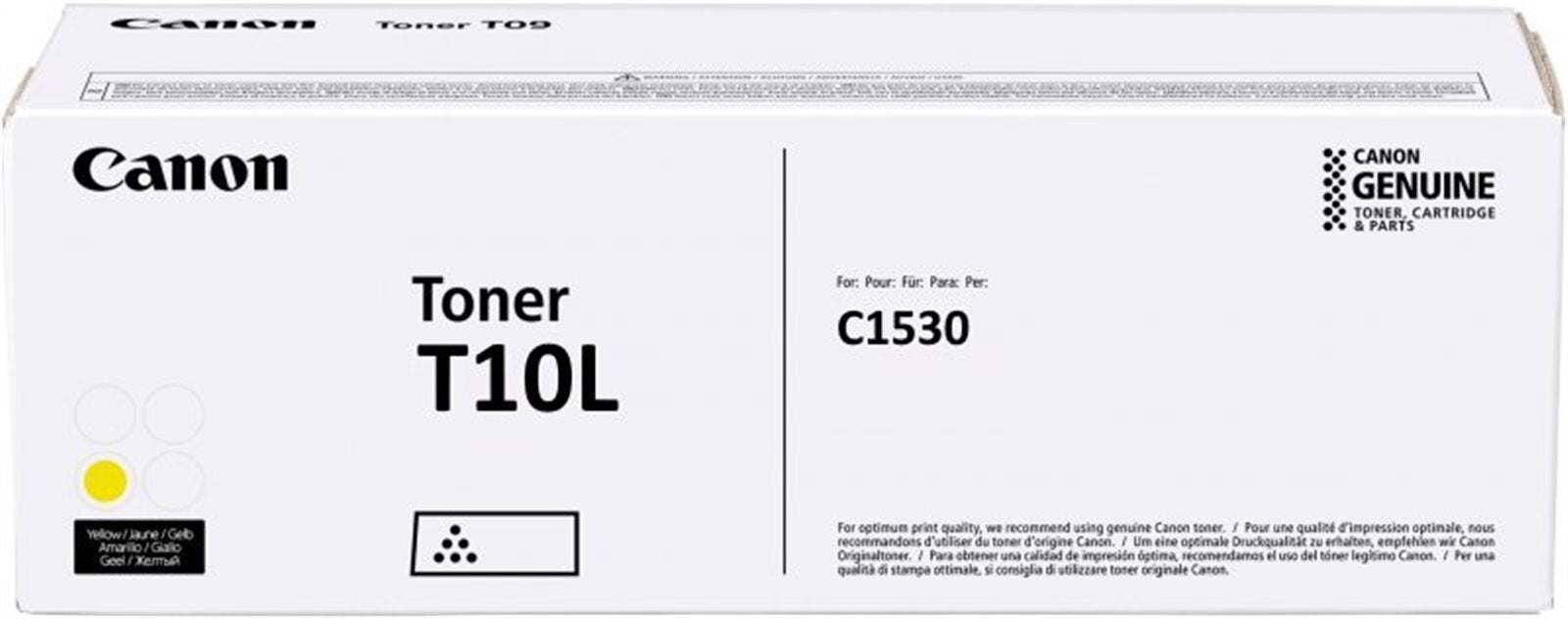 Canon T10L Gelber Toner – Original – 5'000 Seiten – für Canon imageRUNNER C1538iF/imageRUNNER C1533iF
