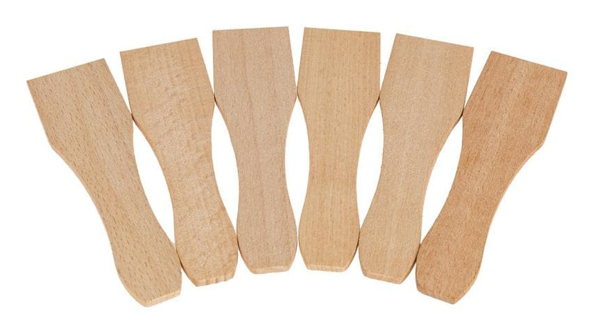 Furber. Furber – Kochspatel 6 Stk., 3,5 × 13,5 × 0,3 cm, Holz, Braun